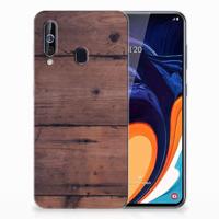 Samsung Galaxy A60 Bumper Hoesje Old Wood - thumbnail