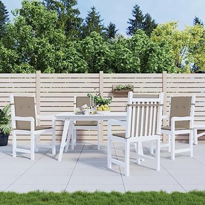 Tuinstoelkussens lage rug 4 st 100x50x3 cm oxford stof taupe