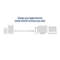 ACT USB naar Lightning 2m wit - thumbnail