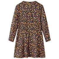 Kinderjurk met lange mouwen 140 marineblauw - thumbnail