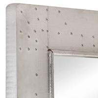 VidaXL Spiegel luchtvaartstijl 110x50 cm metaal - thumbnail