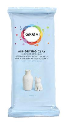 Klei qrea luchtdrogend wit 1000 gram Klei qrea luchtdrogend wit 1000 gram