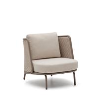 Kave Home Outdoor Fauteuil 'Sedalis' Touw, kleur Taupe - thumbnail