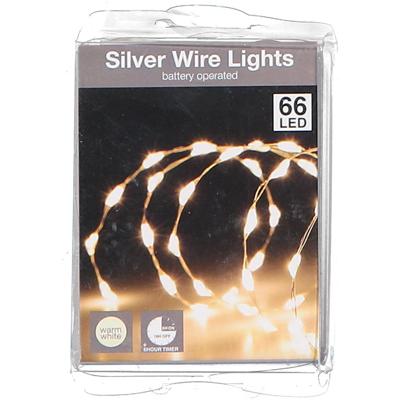 Clusterdraadverlichting - Zilver