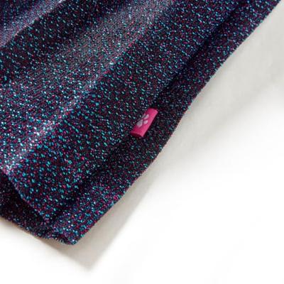 VidaXL Kinderrokje met glitters 116 marineblauw