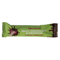 The fitness candy company Milky chocolate & pistachio 55 Gram - thumbnail