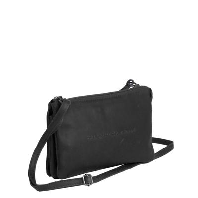 Chesterfield Leren schoudertasje Sheffield Wax Pull Up Black