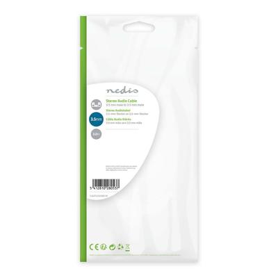 Nedis CAGP22000BK30 Stereo-audiokabel 3,5 Mm Male - 3,5 Mm Male 3,0 M Zwart Nedis CAGP22000BK30 Stereo-audiokabel 3,5 Mm Male - 3,5 Mm Male 3,0 M Zwart