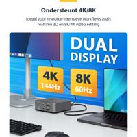 Voedingskabel Startech TBLT5MM1M240W Zwart 1 m - thumbnail