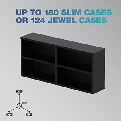 Glorious CD Box 180 CD meubel, zwart