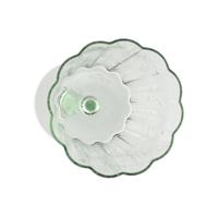 Set van bekers Home ESPRIT Groen Kristal 9 x 9 x 17,8 cm (6 Stuks) - thumbnail