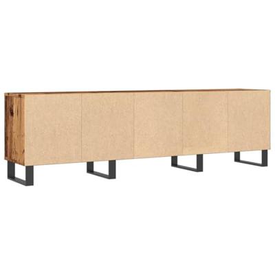 Tv-meubel 150x30x44,5 cm bewerkt hout oud houtkleurig