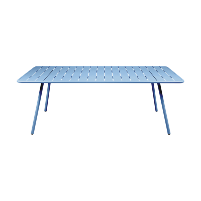 Fermob Luxembourg tuintafel 207x100 cm Maya blue