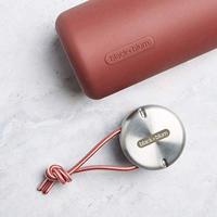 Zwarte+Blum Glazen Waterfles - 0,6 liter - Olijf - thumbnail