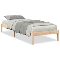 Bedframe extra lang zonder matras massief grenenhout 90x210 cm - thumbnail