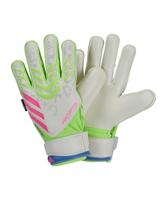 adidas Predator Match Fingersave Keepershandschoenen Kids Wit Neongeel Roze - thumbnail