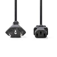 Nedis Stroomkabel | CH Type 12 | IEC-320-C13 | 5 m | 1 stuks - CEGP11200BK50 CEGP11200BK50 - thumbnail