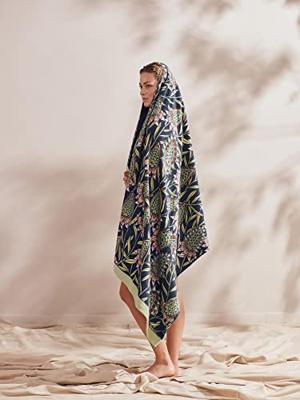 Essenza Essenza Fela Beach towel Sloe Blue 100x180