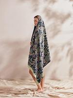 Essenza Essenza Fela Beach towel Sloe Blue 100x180 - thumbnail