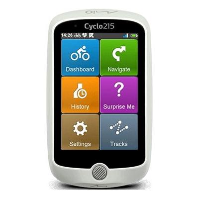 Mio Cyclo 215HC Fiets-Navigatie Wit/Zwart Mio Cyclo 215HC Fiets-Navigatie Wit/Zwart