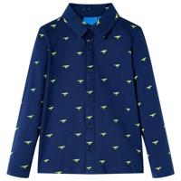 VidaXL Kindershirt 104 marineblauw - thumbnail