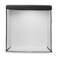 Hama ToGo Opvouwbare Mini Fotostudio + LED-Ringlamp 50x50 cm Zwart/Wit - thumbnail