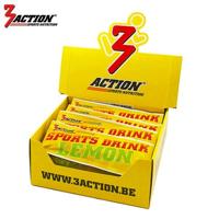 3ACTION sport drink lemon sachets 30 gram (doos 25 st) 1202000001 - thumbnail