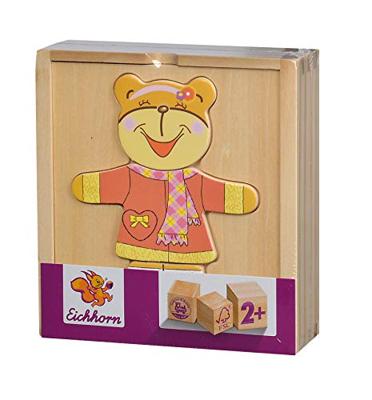 Eichhorn houten puzzel beer 20 stuks