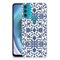 Motorola Moto G71 5G | TPU Case | Flower Blue - thumbnail