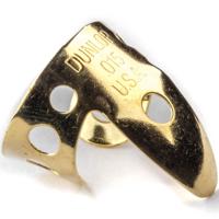 Dunlop 37R .015mm messing vingerplectrum - thumbnail