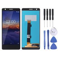 LCD-scherm en Digitizer voor Nokia 3.1 (zwart) - thumbnail