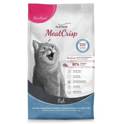 PLATINUM MeatCrisp Sterilised Fish - droog kattenvoer - 1,5kg