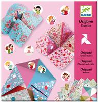 Origami - Happertje Bloemen van DJECO roze - thumbnail
