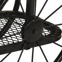 Wandtafel 112x36x76 cm massief mangohout en ijzer - thumbnail