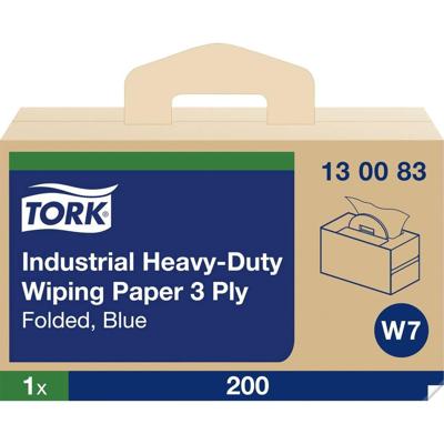 Tork Poetsdoek | L324xB385ca. mm | blauw | 3 laags, met reliëf | doos | 1 stuk - 130083 130083