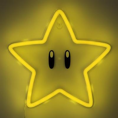 Super Mario LED Wall Neon Lamp - Super Star