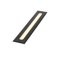 QAZQA Moderne grondspot zwart 50 cm incl. LED IP65 - Eline - thumbnail