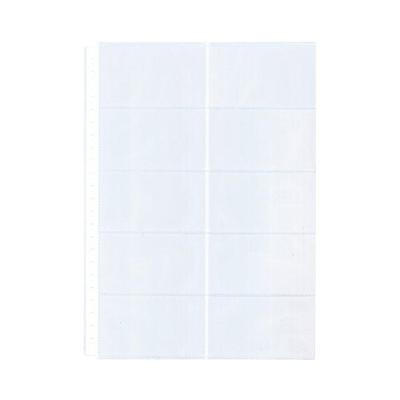 Showtas Kangaro A4 23-gaats PP 0.12mm voor 10 visitekaartjes 10 stuks