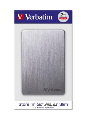 Verbatim Stor n Go 1 TB Externe harde schijf (2,5 inch) USB-A 3.2 Gen 1 Space grijs 53662