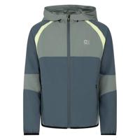 Cruyff Elite 2.0 Hooded Trainingsjack Kids Groen Blauw - thumbnail