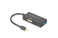 Digitus AV Converter AK-340419-002-S [Mini-displayport - HDMI, DVI, VGA] 3840 x 2160 Pixel - thumbnail