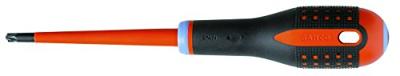 Bahco Schroevendraaier ERGO™ | geïsoleerd | VDE | driecomponentengreep | smal blad | combitip | 6 mm/PZ2 - BE-8720SL Bahco Schroevendraaier ERGO™ | geïsoleerd | VDE | driecomponentengreep | smal blad | combitip | 6 mm/PZ2 - BE-8720SL