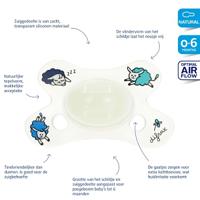 Fopspeen natural 0-6 maanden nacht - thumbnail