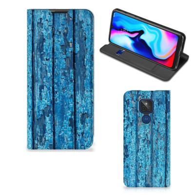 Motorola Moto G9 Play Book | Wallet Case | Wood Blue
