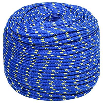 VidaXL Boottouw 10 mm 100 m polypropyleen blauw