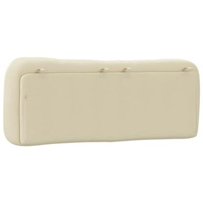 Hoofdbordkussen 120 cm stof crmekleurig Hoofdbordkussen 120 cm stof crmekleurig