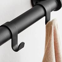 ACAZA Wandkapstok Zwart - thumbnail