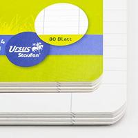 Ursus Classic 608570010 Collegeblok Groen DIN A4 Gelinieerd Aantal paginas: 80 - thumbnail