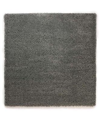Tapeso Vierkant hoogpolig vloerkleed - Cozy Shaggy - grijs - 300x300