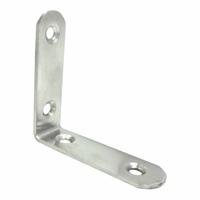 Hoeksteun EDM 86092 an24 Roestvrij staal 6 x 6 x 1,9 cm 4 Stuks - thumbnail